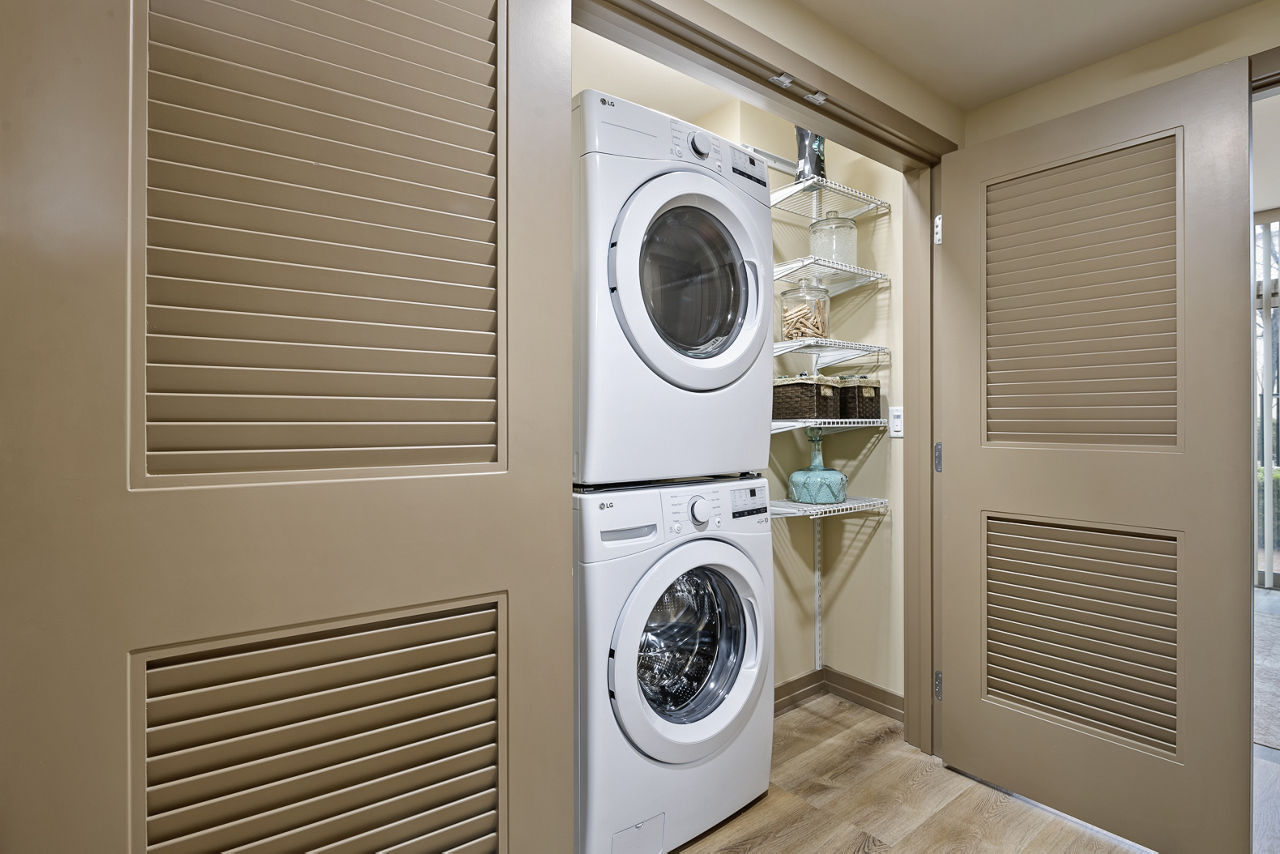 Laundry room at City Creek Landing