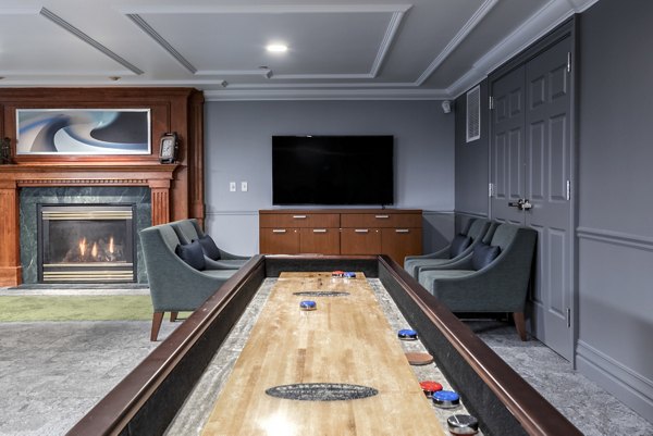 game room at Brigham Apartments