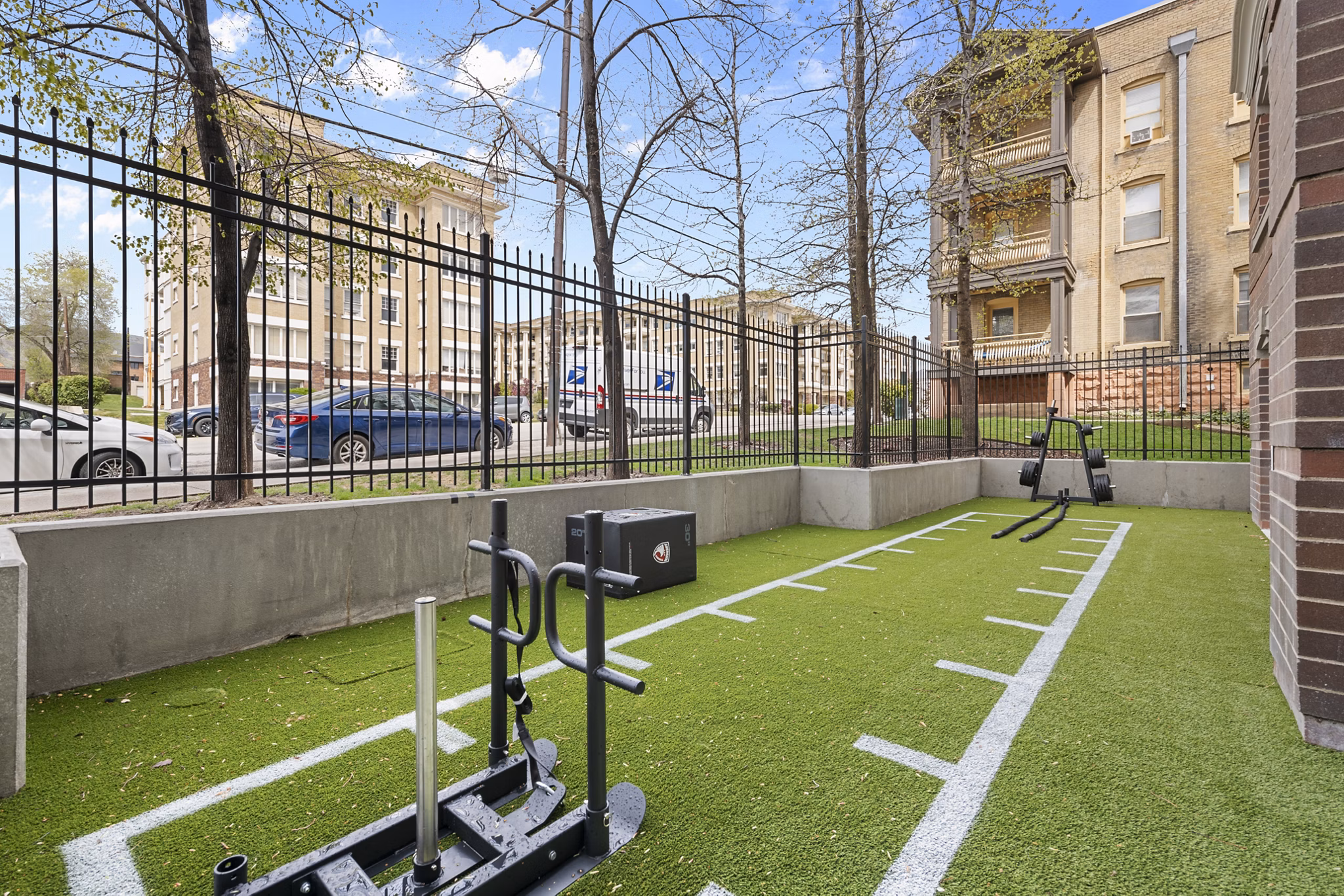 Fitness Center at Brigham Apartments