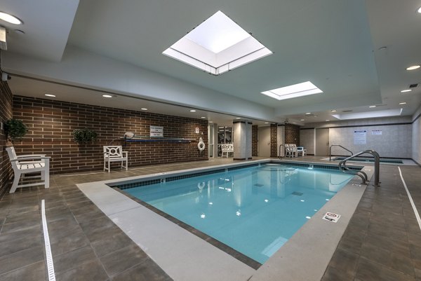 pool at Brigham Apartments