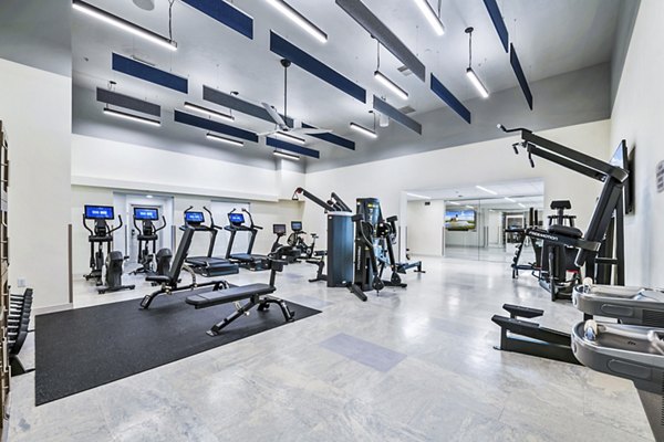 fitness center at Colonial Court Apartments