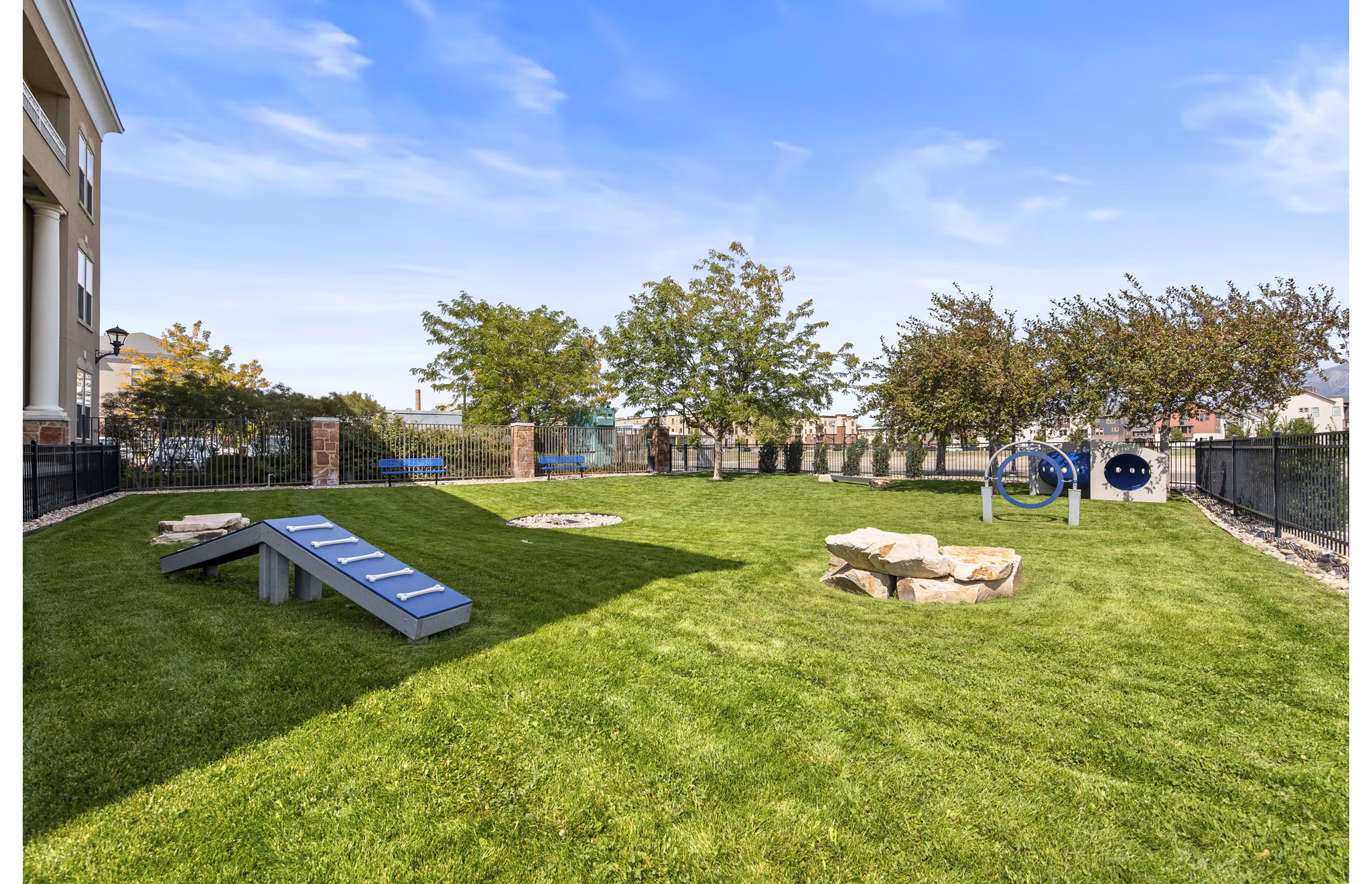 dog park at Colonial Court Apartments