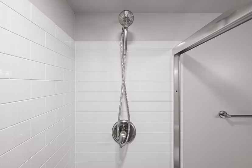 bathroom at Garden Apartments