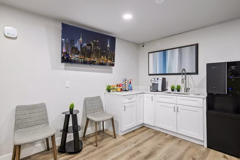kitchen at Garden Apartments