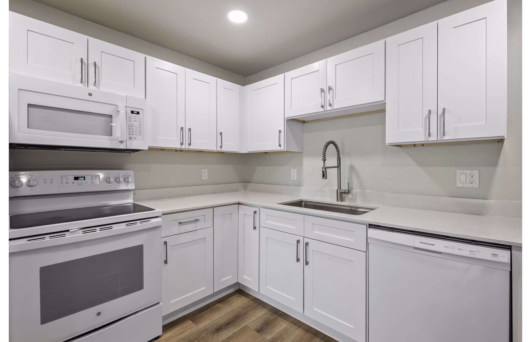 kitchen at Garden Apartments