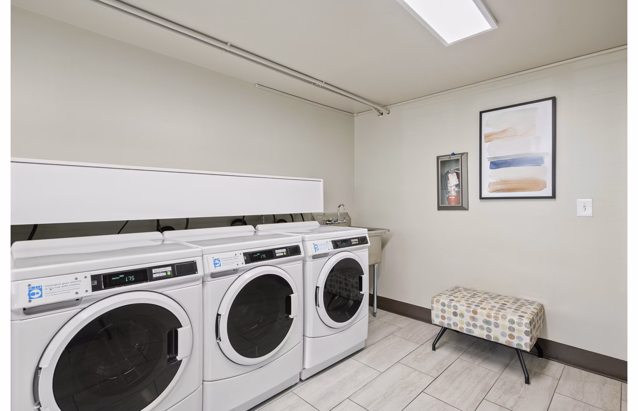 laundry room at Garden Apartments