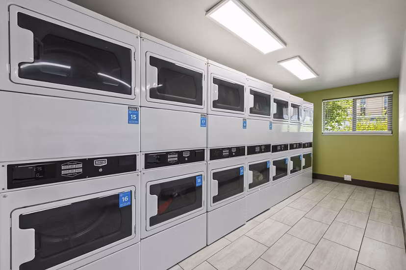 laundry room at Garden Apartments