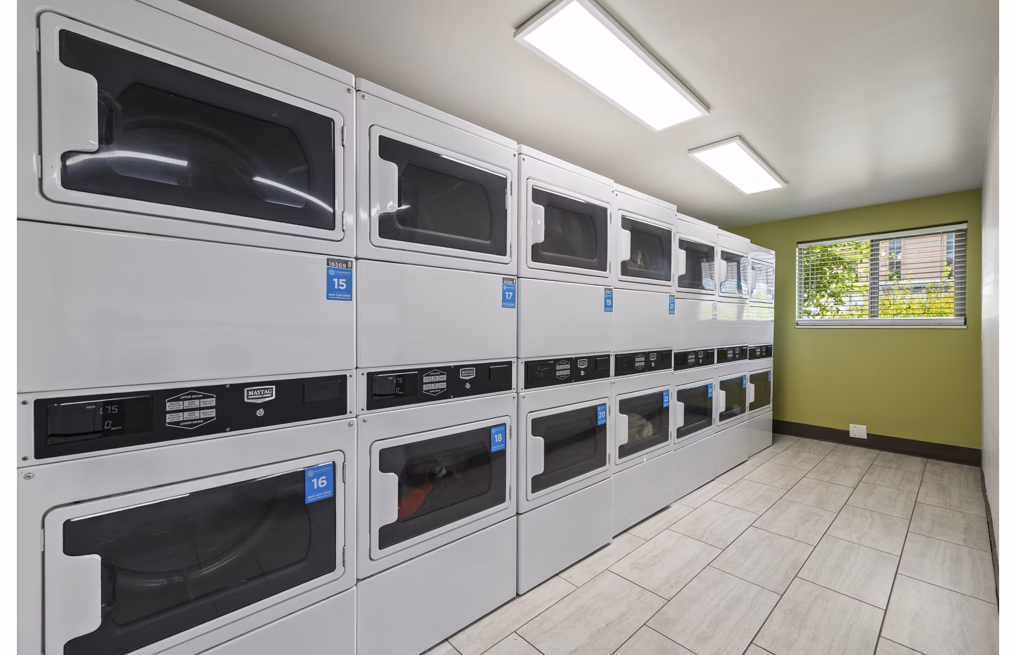 laundry room at Garden Apartments