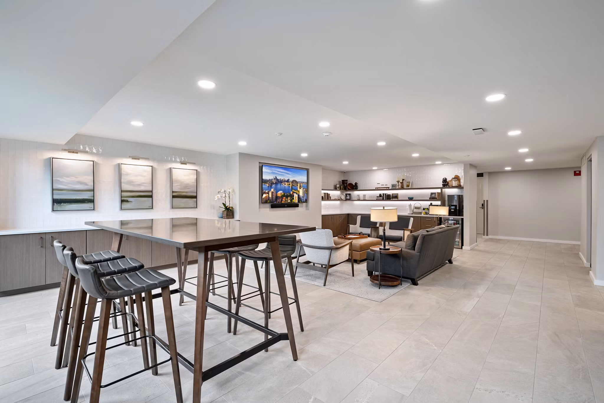 clubhouse at West Temple Apartments