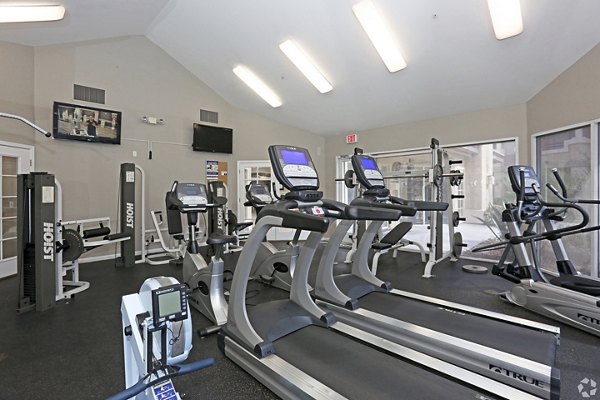 Modern fitness center with state-of-the-art equipment at Avana Coronado Apartments