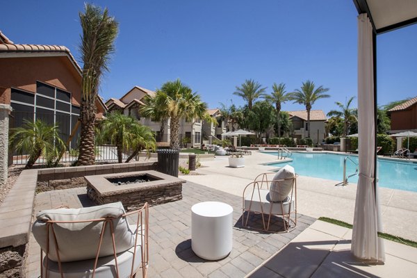 Avana Coronado Apartments: Inviting communal lounge with comfortable seating and modern decor