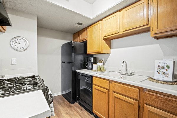 kitchen at Parc 1010 Apartments 