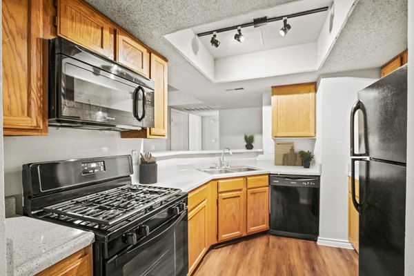 kitchen at Parc 1010 Apartments