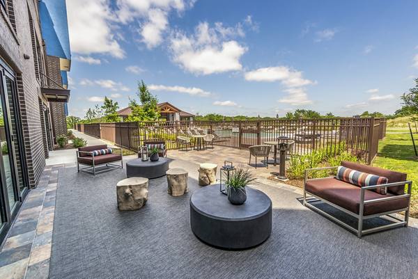 patio at The Holston Apartments