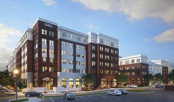 Union on Frank: Contemporary luxury apartment building in vibrant cityscape