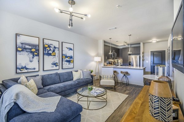 living room at Leigh House Apartments