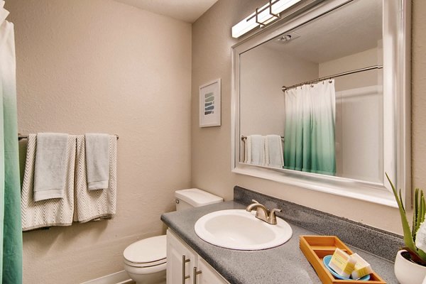 bathroom at Arterra Apartments