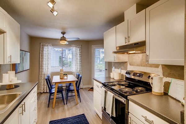 kitchen at Arterra Apartments