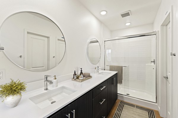 bathroom at Ascent at Campus of Life Phase II Apartments