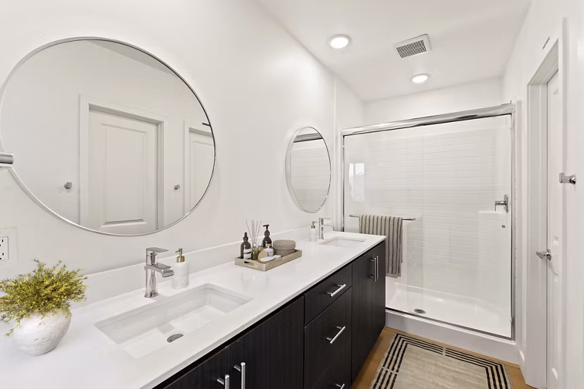 bathroom at Ascent at Campus of Life Apartments