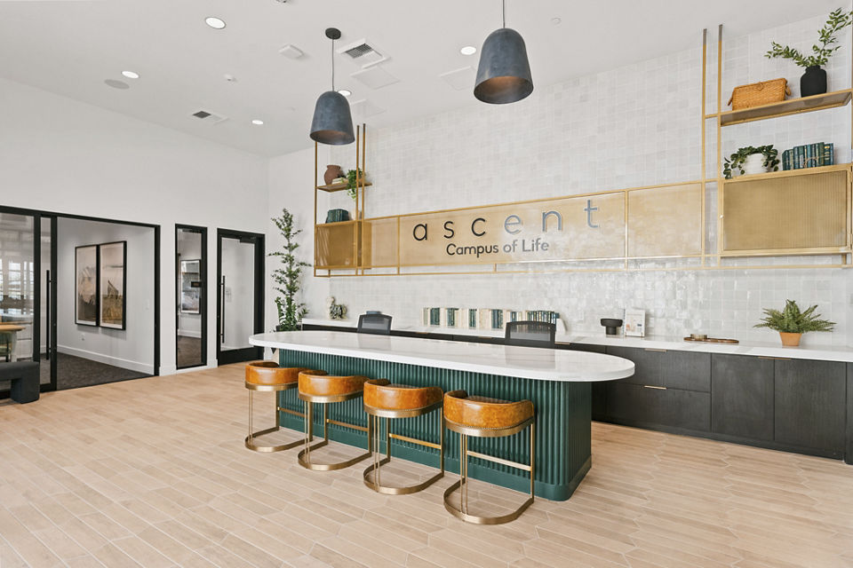 clubhouse at Ascent at Campus of Life Apartments