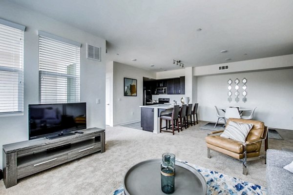 living room at Ascent at Campus of Life Apartments