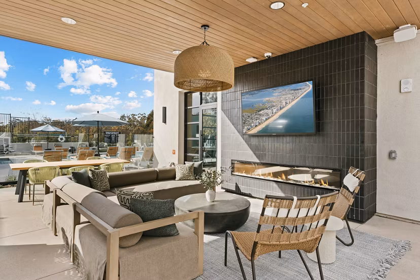 patio at Ascent at Campus of Life Apartments