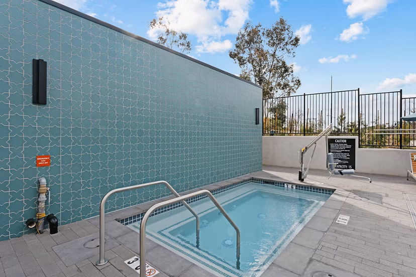 pool at Ascent at Campus of Life Apartments