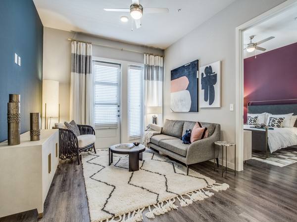 living room at Kinstead McKinney Apartments