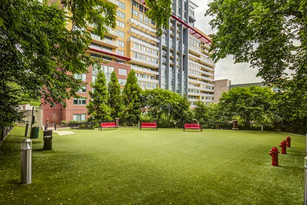 dog park at DelRay Tower Apartments