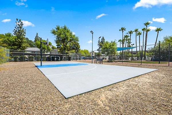 basketball court at ENVii Apartments