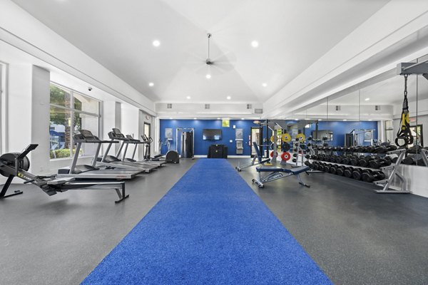 fitness center at Tempe Station Apartments