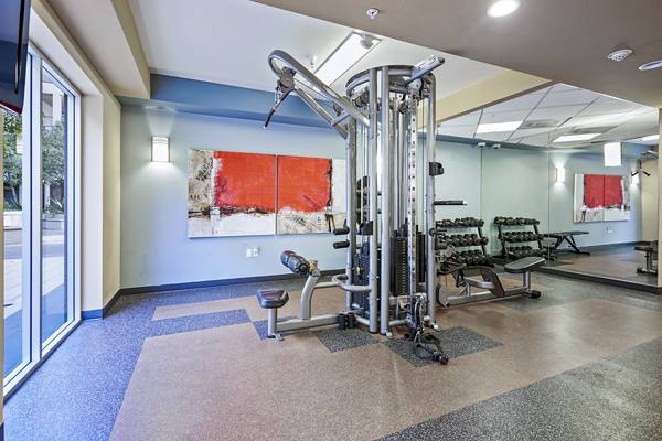 fitness center at 6940 Sepulveda Apartments