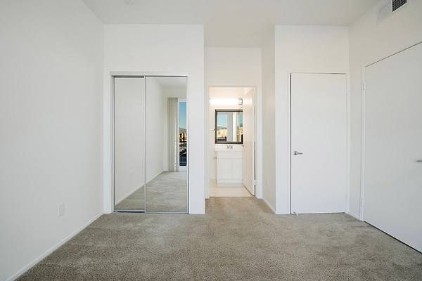 bedroom at Plaza at Lafayette Apartments