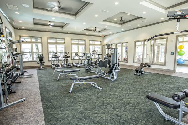 fitness center at Sixes Ridge Apartments