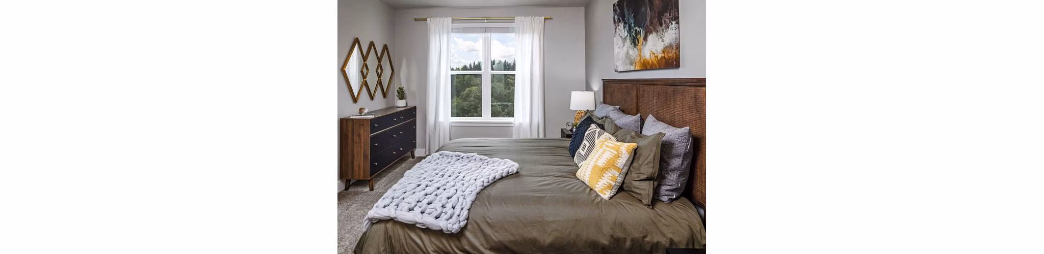bedroom at Astikos Lofts Apartments