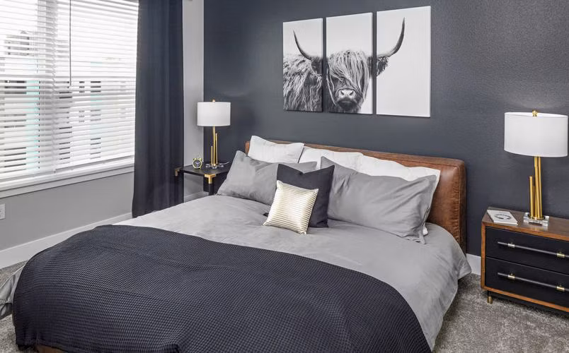 bedroom at Astikos Lofts Apartments