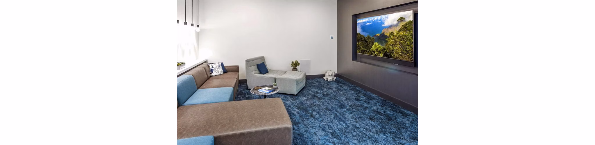 clubhouse/theater at Astikos Lofts Apartments