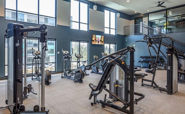 fitness center at Astikos Lofts Apartments