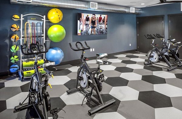 spin studio at Astikos Lofts Apartments