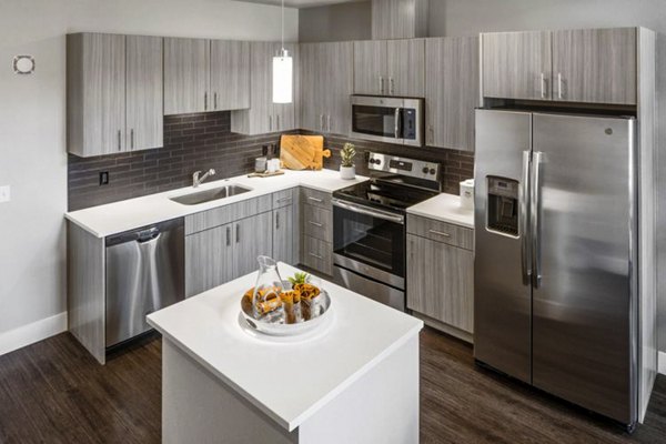 kitchen at Astikos Lofts Apartments