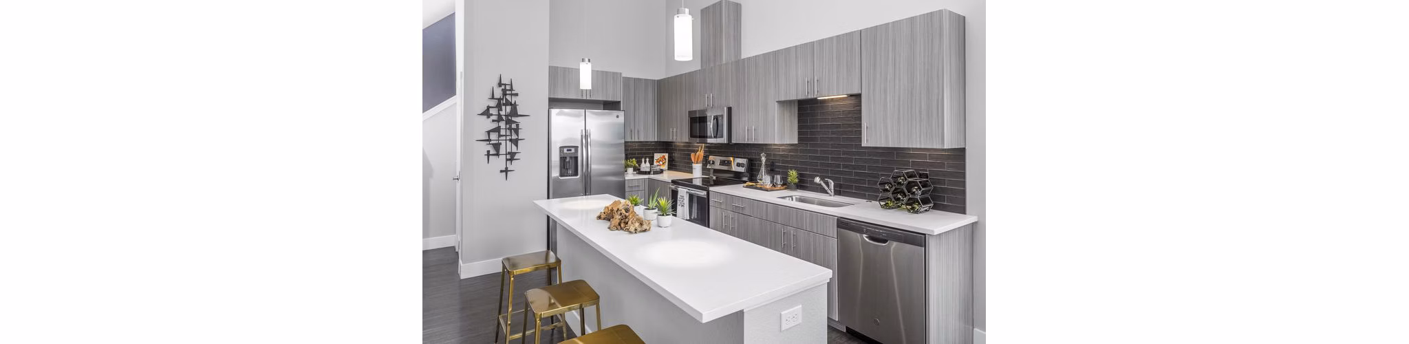 kitchen at Astikos Lofts Apartments