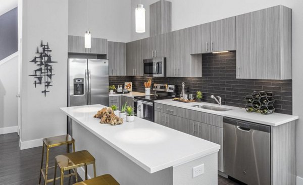 kitchen at Astikos Lofts Apartments