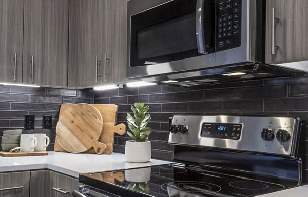 kitchen at Astikos Lofts Apartments