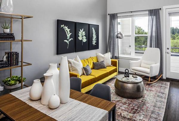 living room at Astikos Lofts Apartments