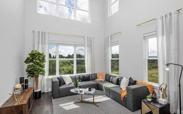 living room at Astikos Lofts Apartments