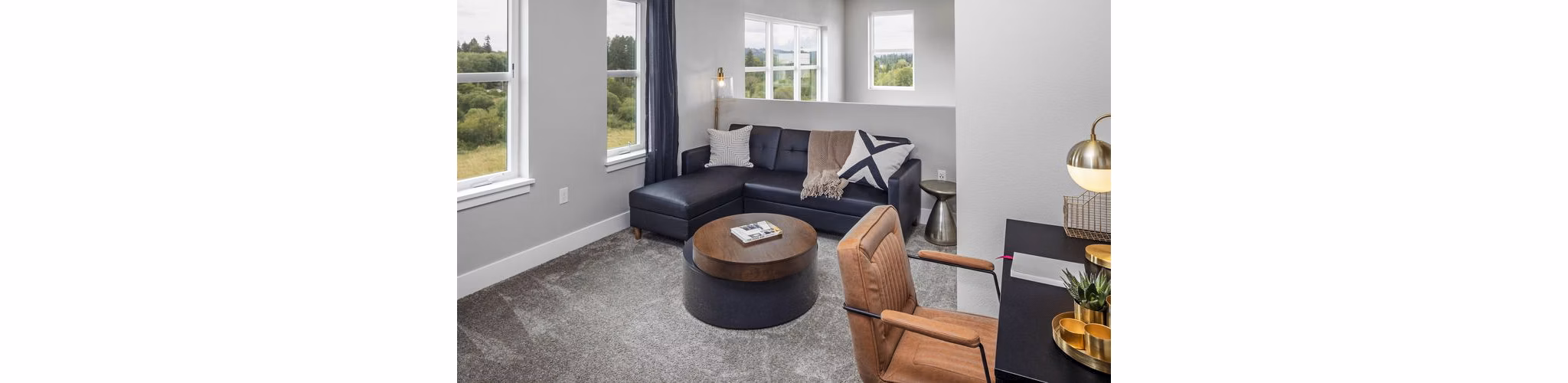 living room/home office at Astikos Lofts Apartments