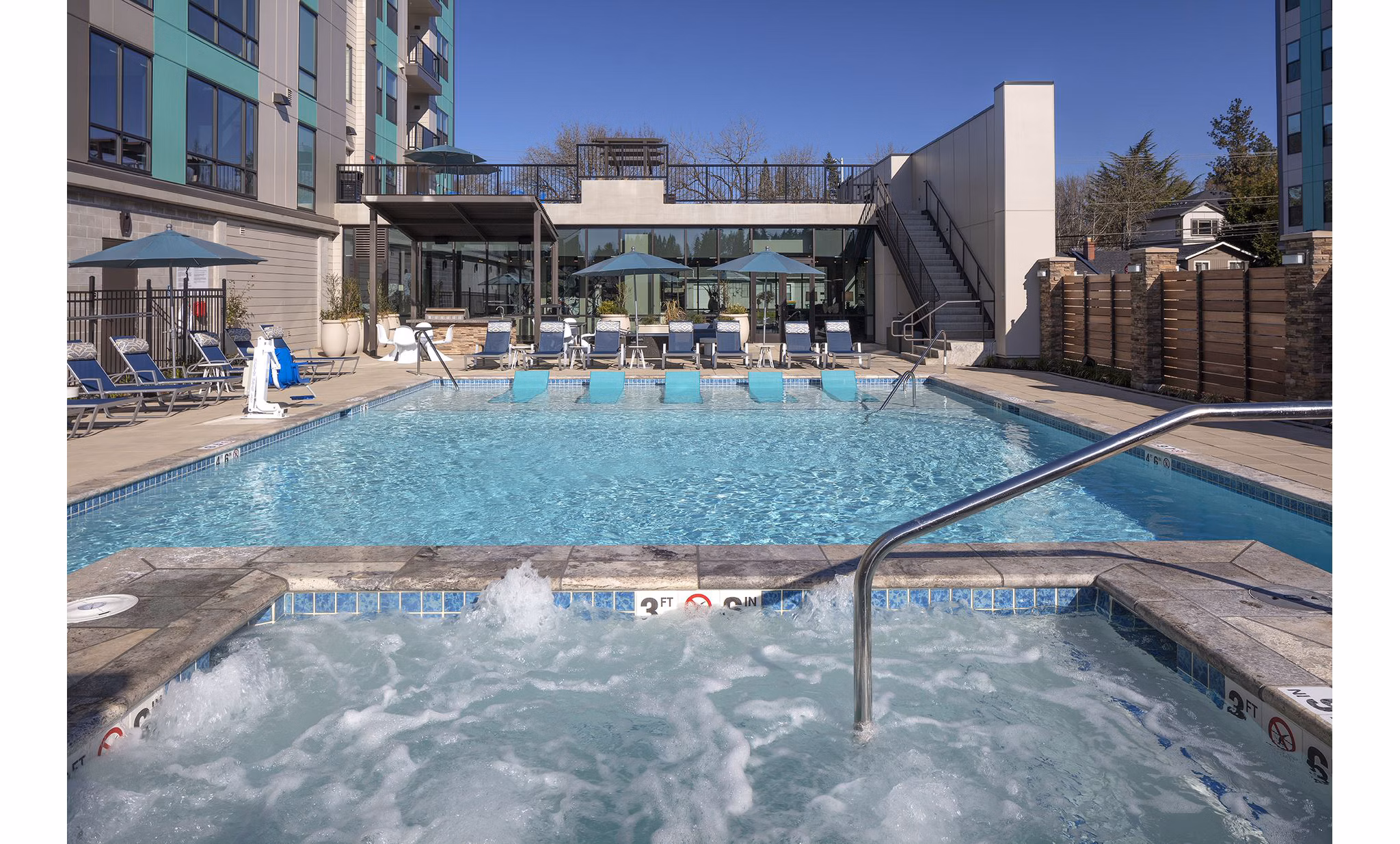 pool at Astikos Lofts Apartments