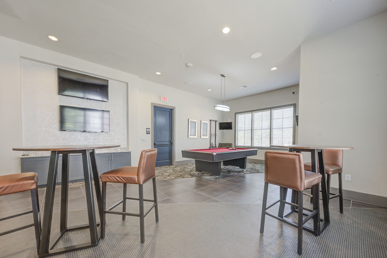 Game room at Lone Oak