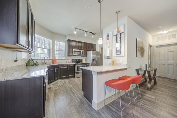 kitchen at Aventura Bellevue Apartments